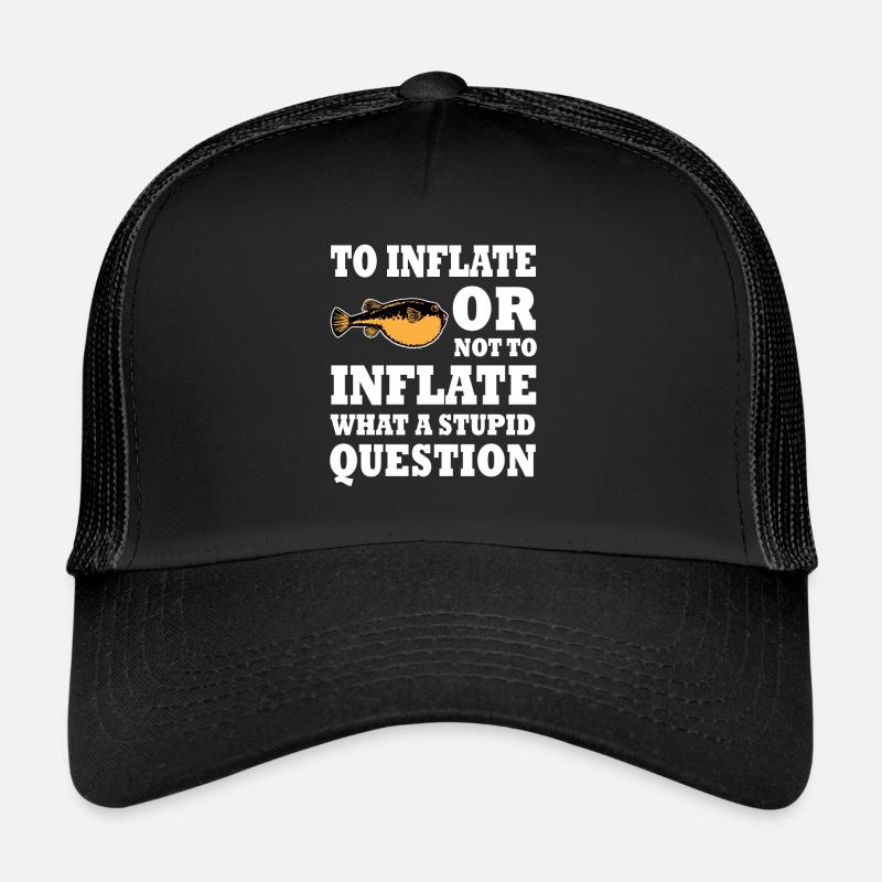 Lustiger Kugelfisch Spruch Trucker Cap
