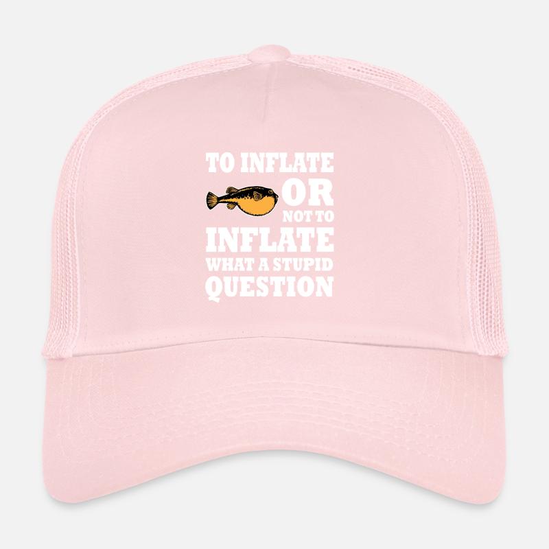 Drôle de poisson-globe disant Casquette trucker 
