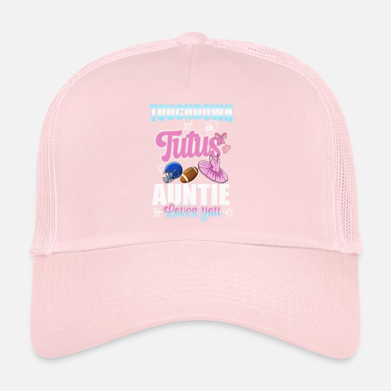 Touchdown ou Tutu Auntie vous aime Casquette trucker 