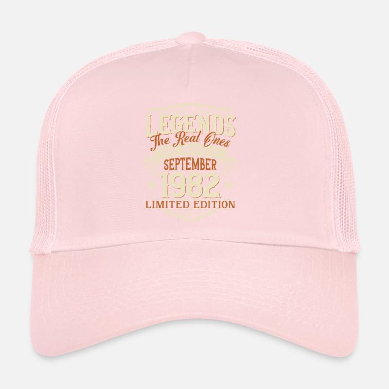 Septembre 1982 Anniversaire de naissance Casquette trucker 