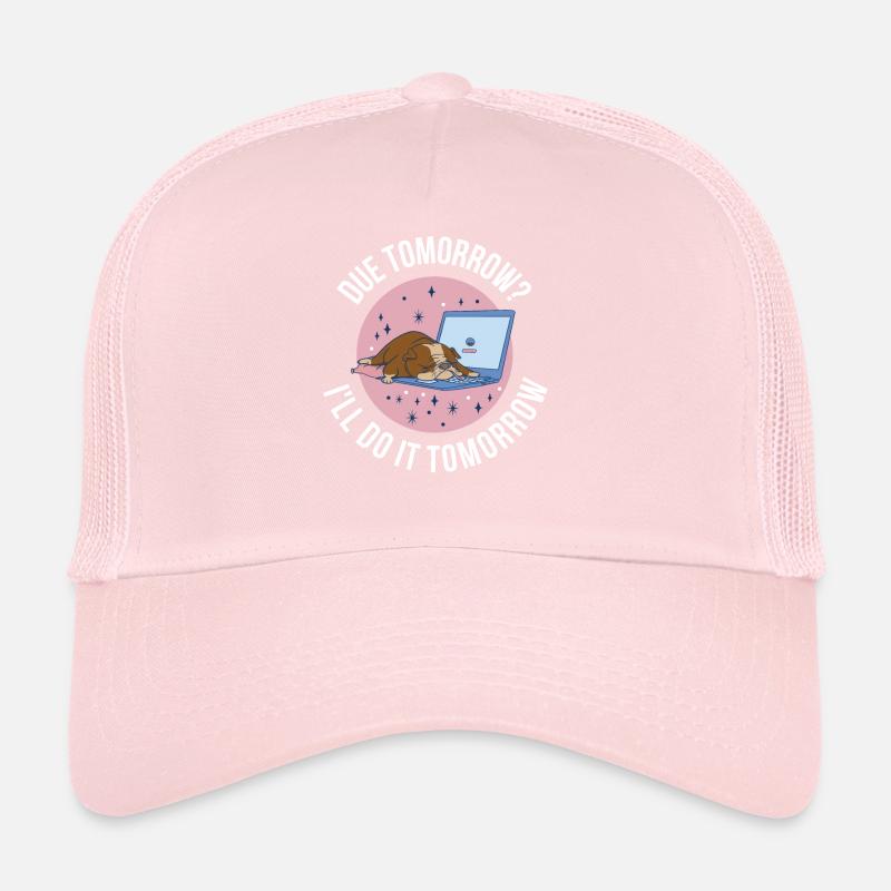 Cadeau de procrastination Due Tomorrow Casquette trucker 