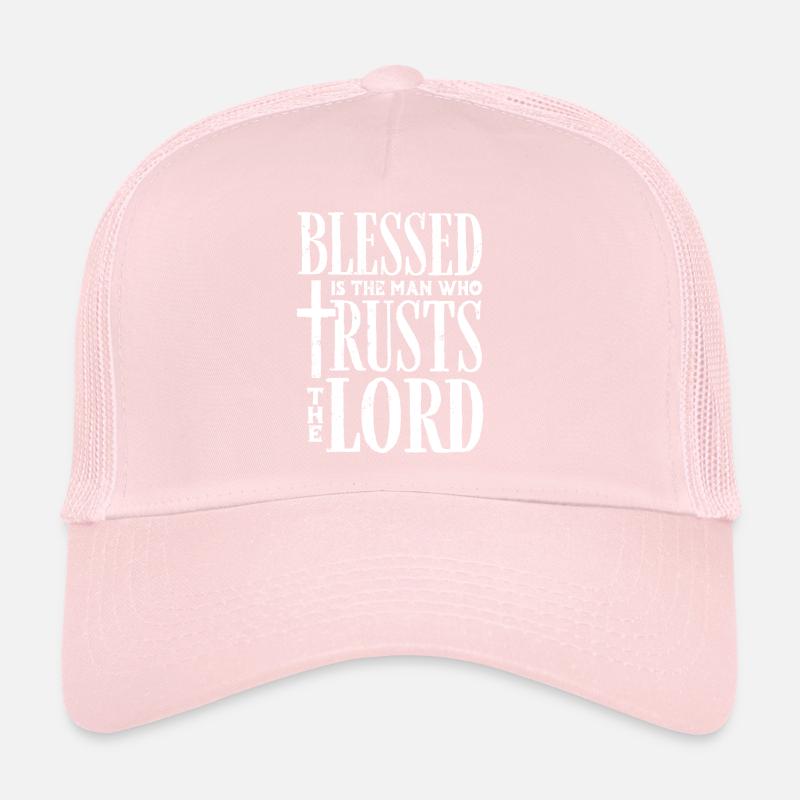 Gesegnet Ist Der Mann, Der Dem Herrn Vertraut Trucker Cap