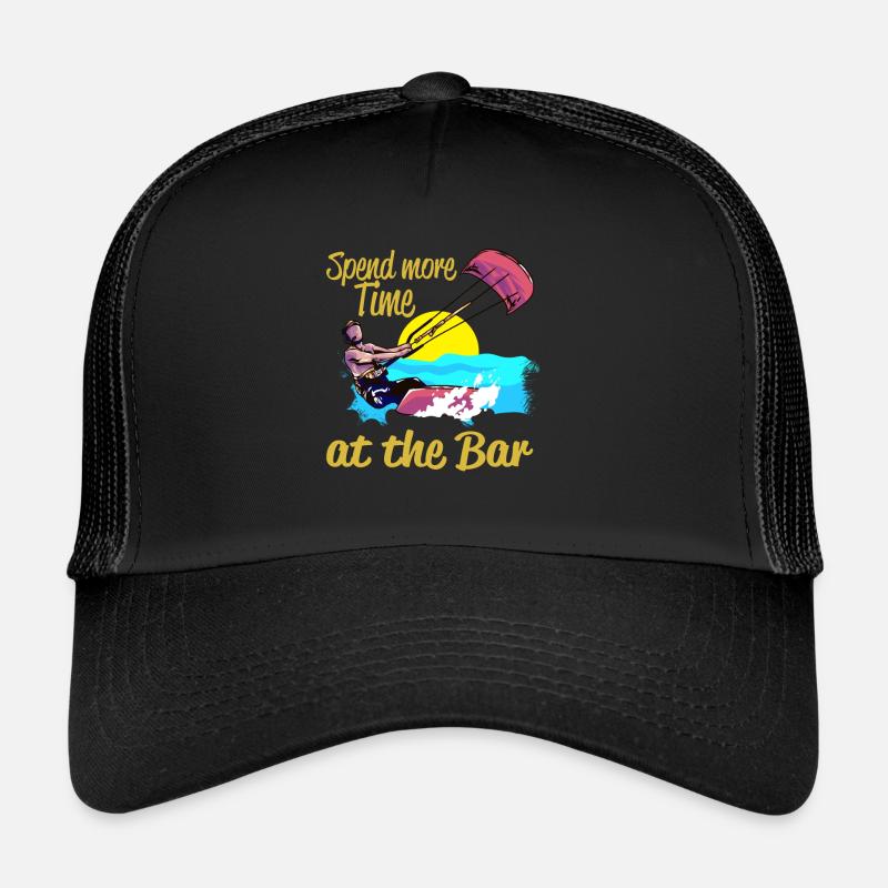 Kiteboarding Spend More Time At The Bar Trucker Cap
