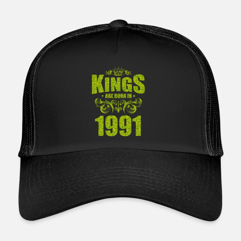 kings are born 1991 Trucker Cap