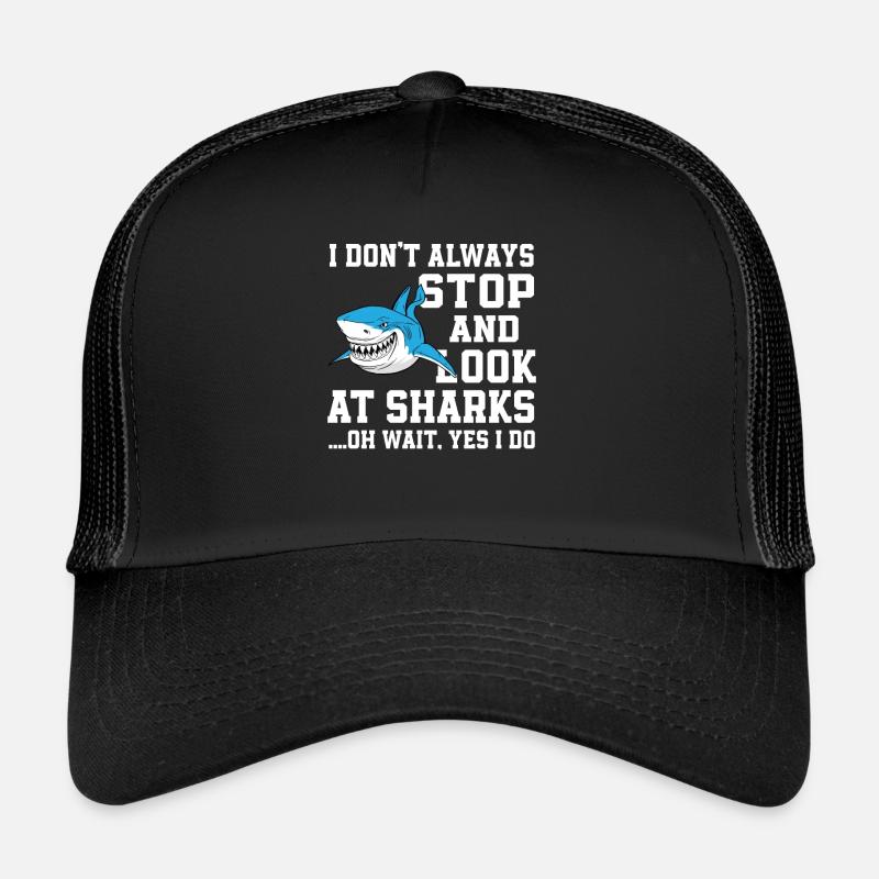 Lustiger Hai Spruch Trucker Cap
