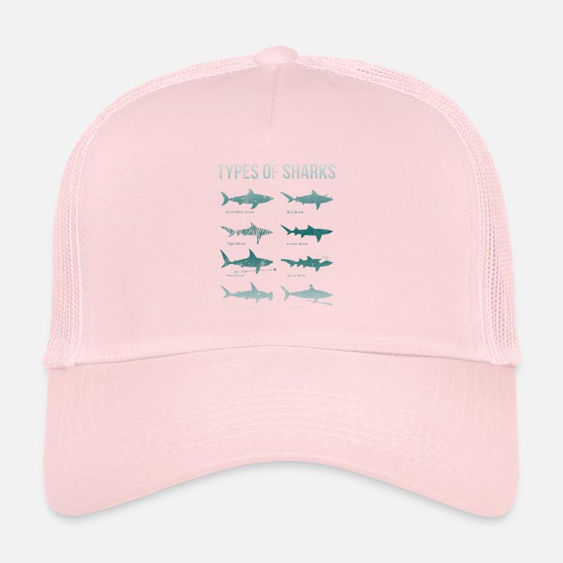 Types de requins Casquette trucker 