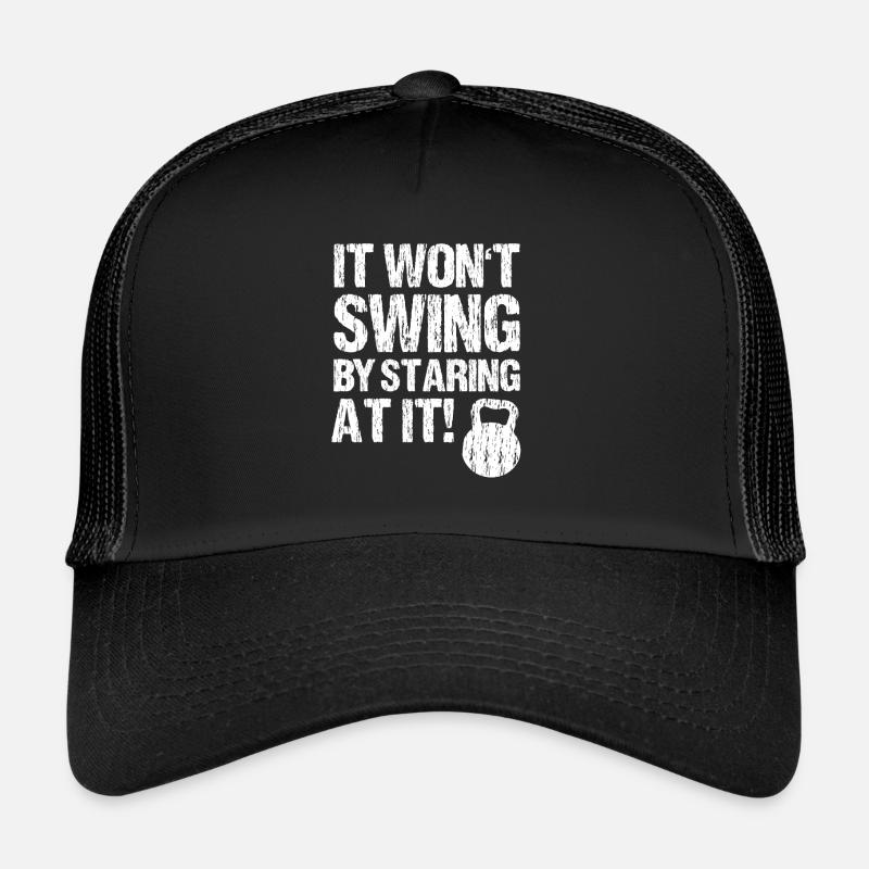 L’entraînement Kettlebell ne se balancera pas en le regardant Casquette trucker 