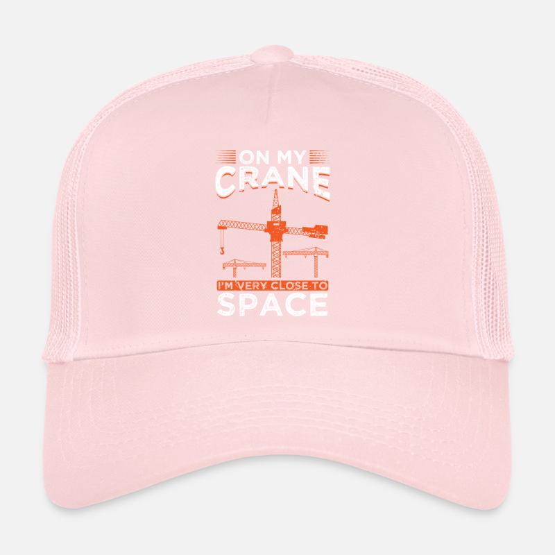 Crane Truck Crane Operator Cranes Construction Crane Gift Trucker Cap
