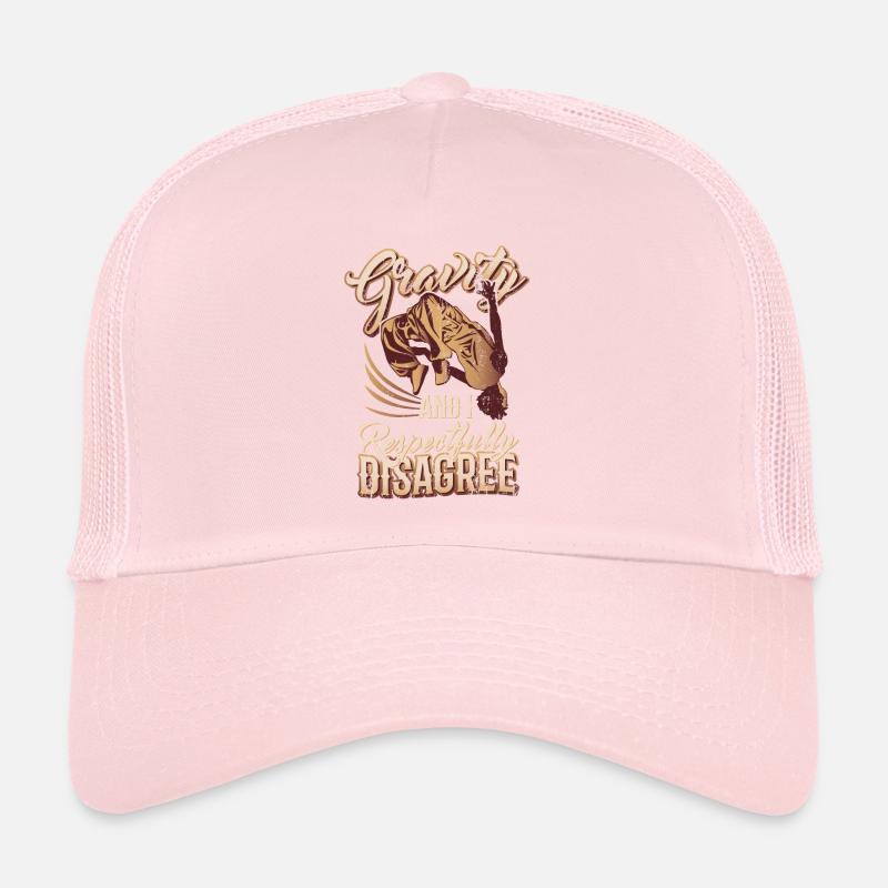Gravity et moi sommes respectueusement en désaccord Casquette trucker 