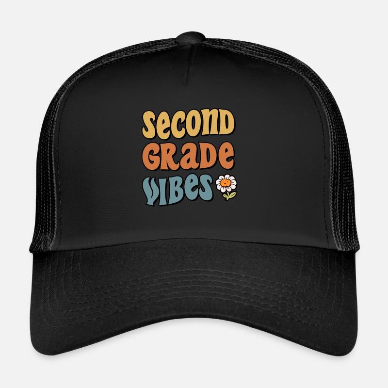 2e année Deuxième année Vibes 2e année École Casquette trucker 