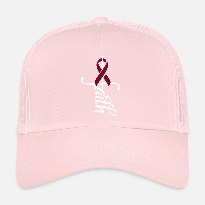 Ribbon Multiples Myelom-Krebs-Bewusstsein Trucker Cap