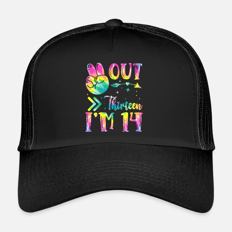 Paix de treize ans, j’ai 14 | Teinture de cravate Casquette trucker 