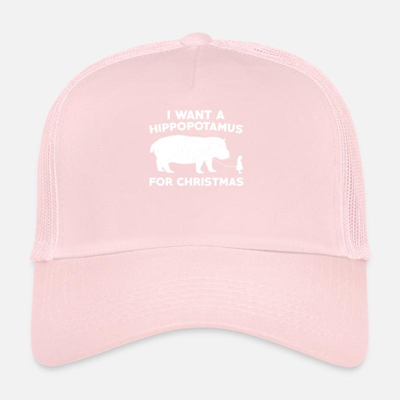 Ich Möchte Ein Nilpferd Zu Weihnachten Trucker Cap