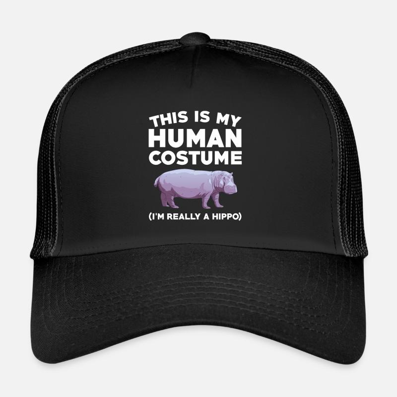 Lustiges Nilpferd Spruch Trucker Cap