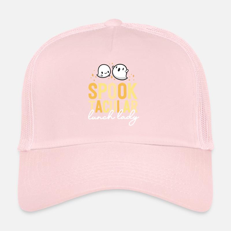 Lunch Lady Halloween School Cafeteria Matching Trucker Cap
