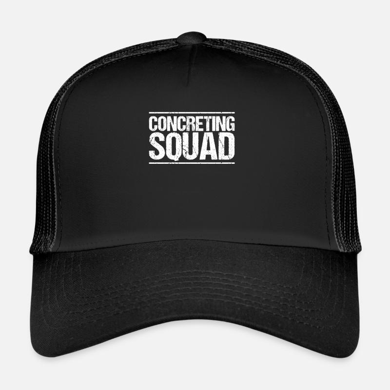 Concrete builder Reinforced concrete builder Concrete Worker Trucker Cap