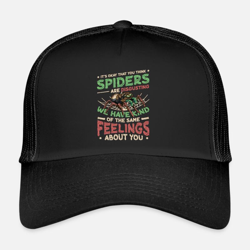 Les araignées ne sont pas dégoûtantes - Spider Lover Casquette trucker 