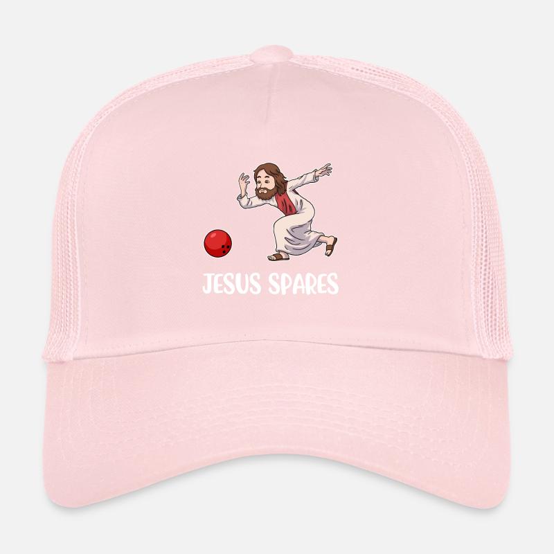 Jesus Spares Bowling Jesus Geschenk Trucker Cap