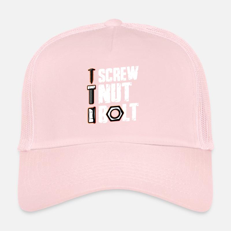 Screw Nut Bolt Mechanic Trucker Cap