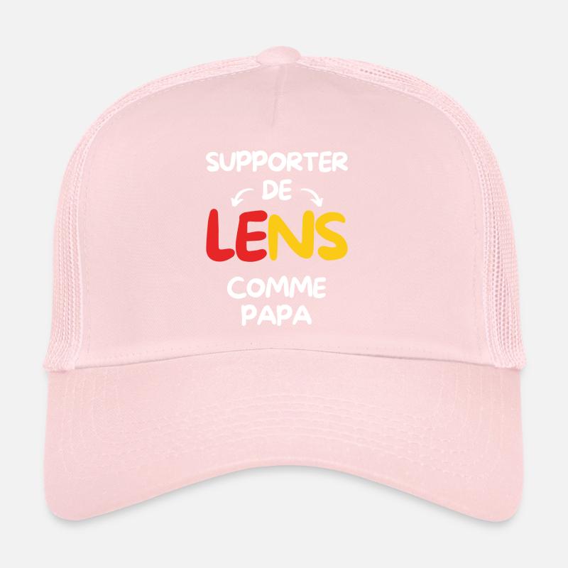Supporter de Lens comme papa Casquette trucker 