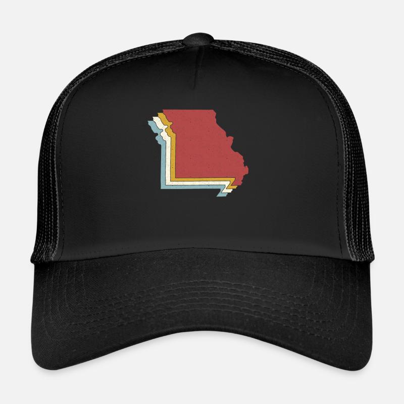 USA State - Vintage Map Missouri Trucker Cap
