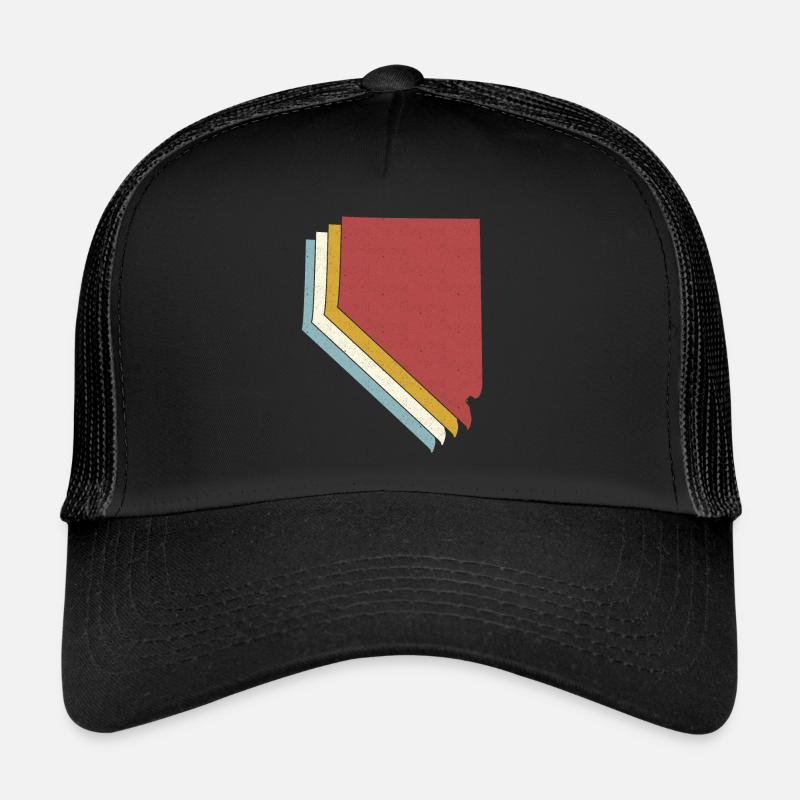 USA State - Vintage Map Nevada Trucker Cap