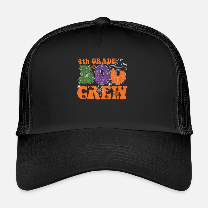 4ème classe Boo Crew Ghostly Pumpkin Monsters Casquette trucker 