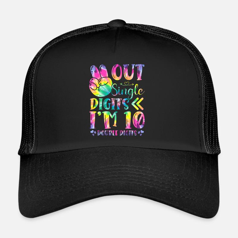 Peace From Single Digits I Am 10 | Trucker Cap