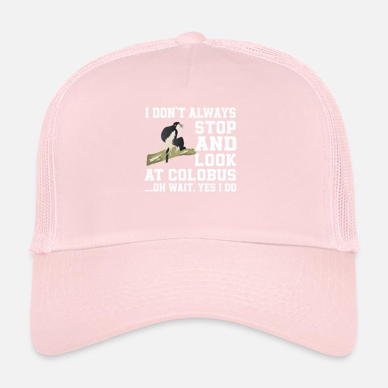 Drôle de singe colobe disant Casquette trucker 