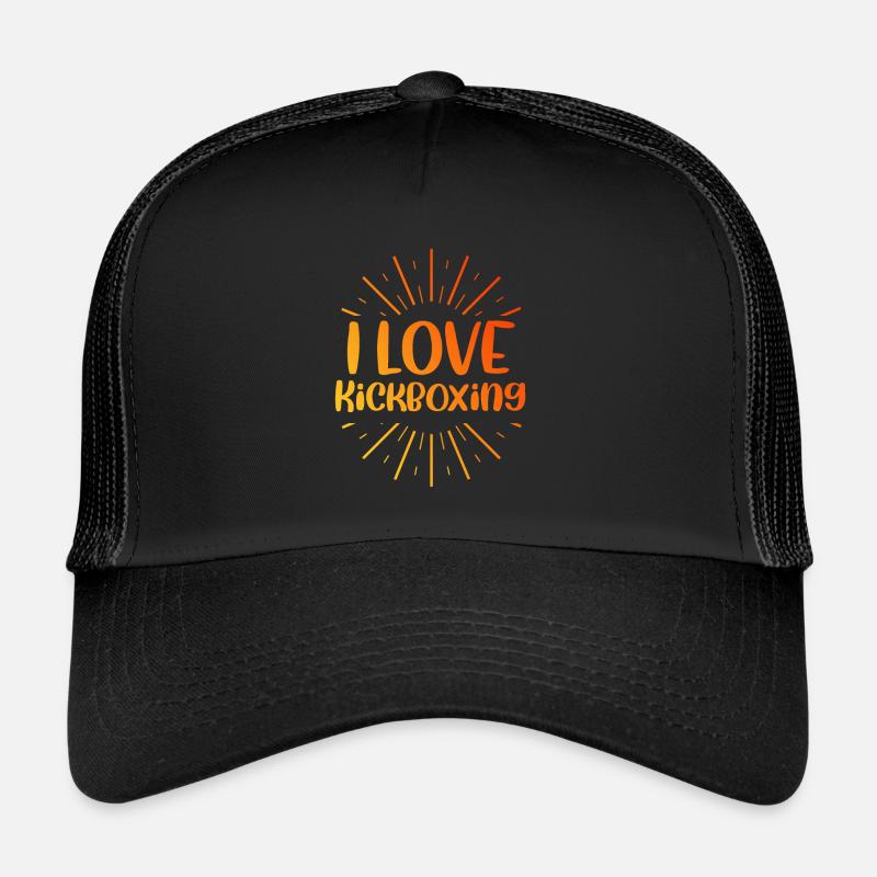 J’adore le kick boxing Casquette trucker 