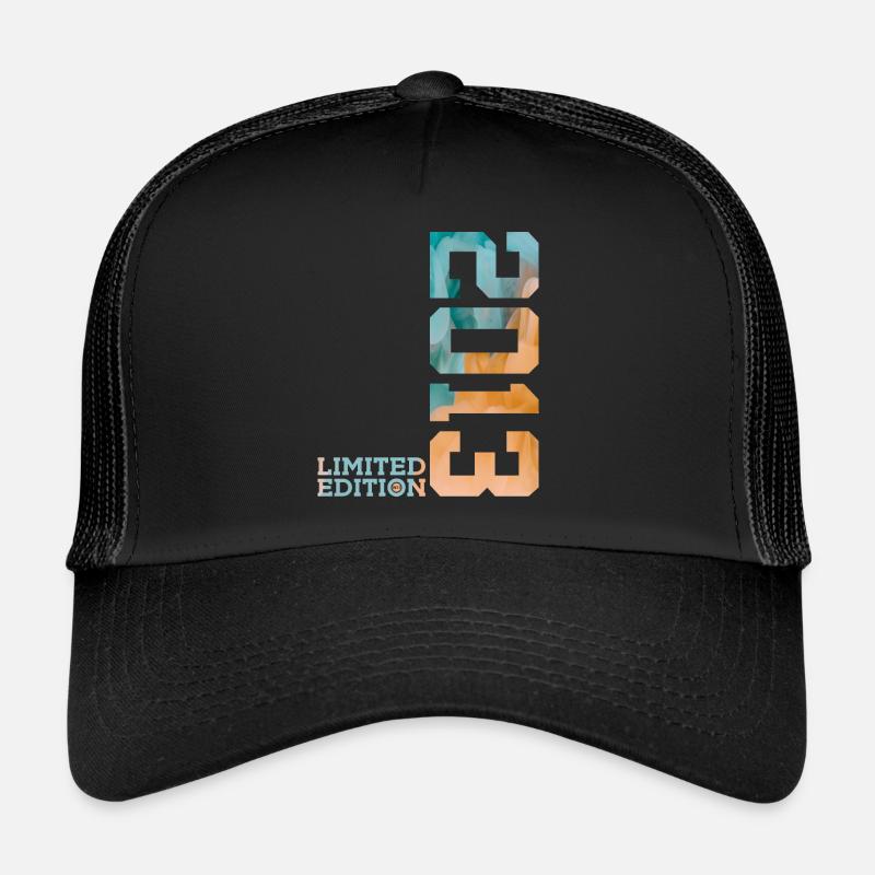 13. GEBURTSTAG LIMITED EDITION 2013 - Trucker Cap - Schwarz/Schwarz