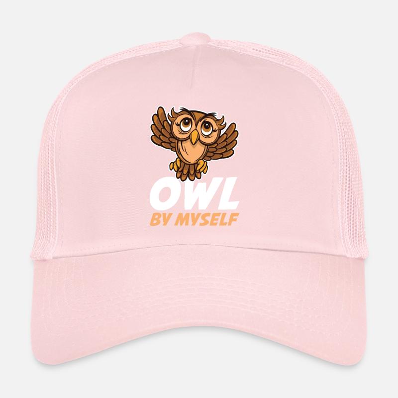 Owl Par Moi-même Owl Cadeau Casquette trucker 