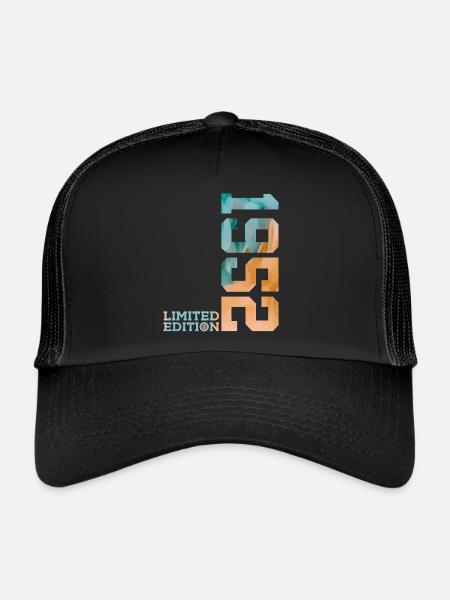 74TH BIRTHDAY LIMITED EDITION 1952 - Trucker Cap - black/black - Front