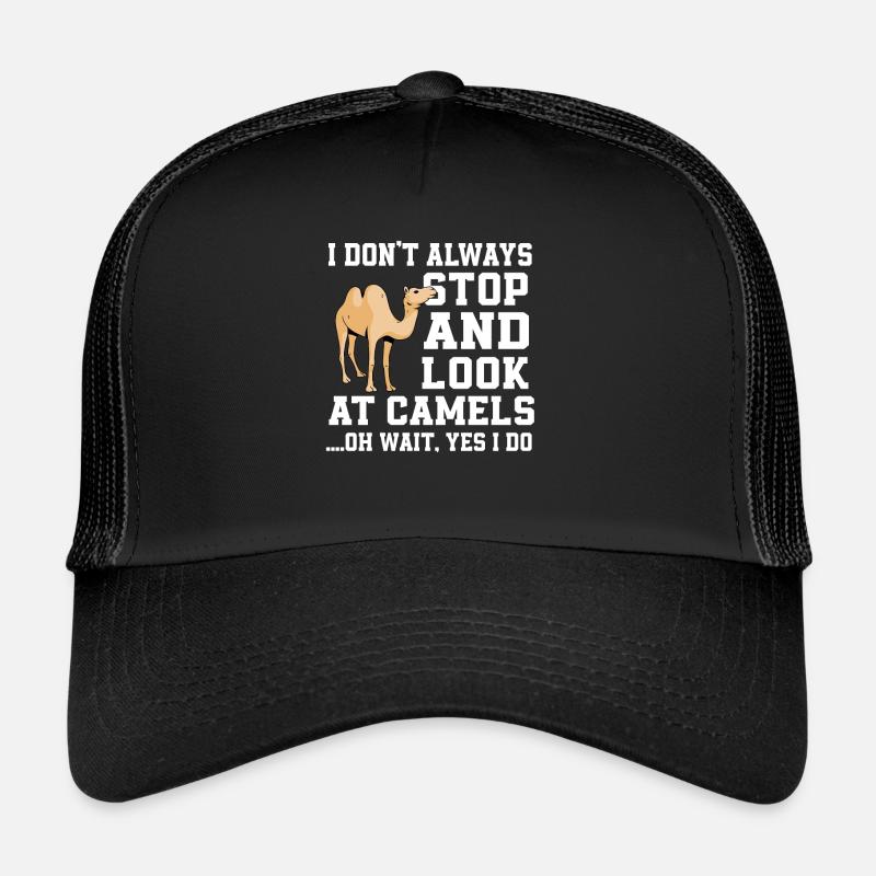 Funny camel proverb Trucker Cap