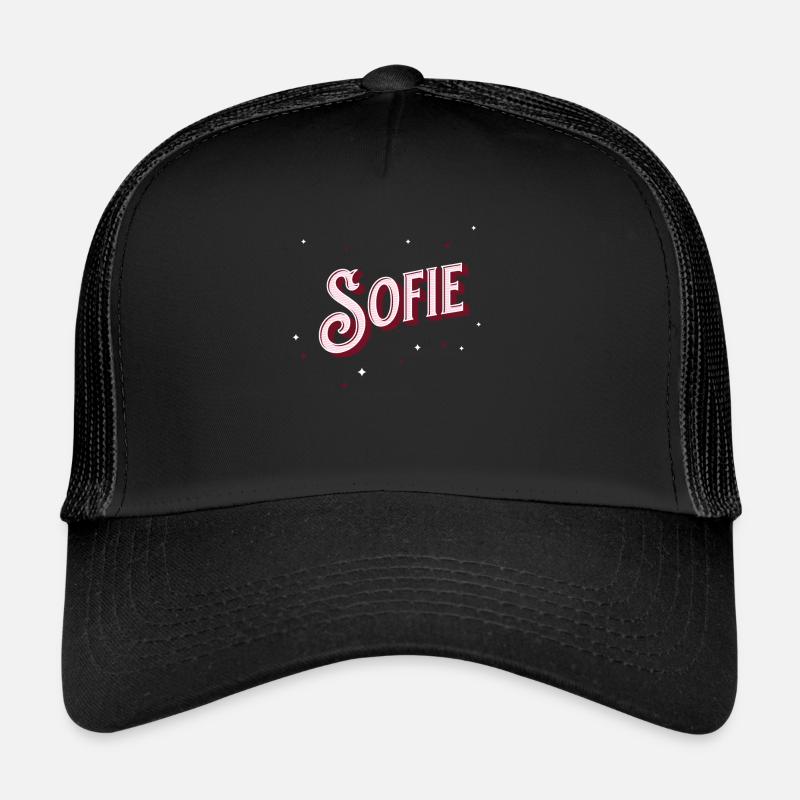 Sofie Namen personalisiert Trucker Cap