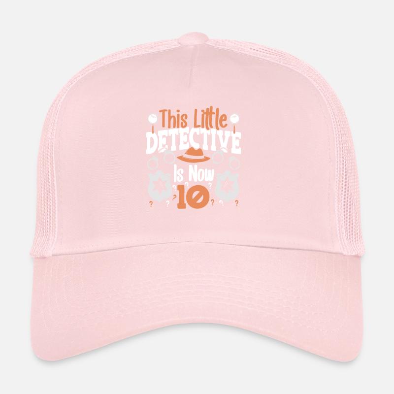 Ce petit détective a maintenant 10, 10 ans Casquette trucker 