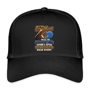 Football Halftime Show Main Event - Trucker Cap - black/black - Front