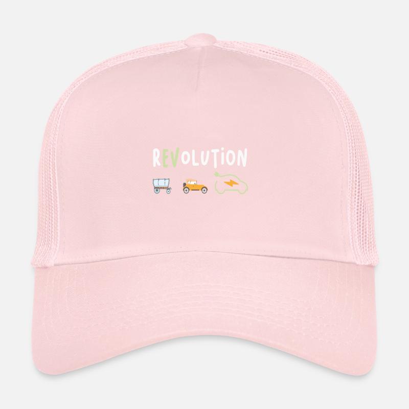Révolution Électrique Électrique Voiture Électrique eauto Casquette trucker 