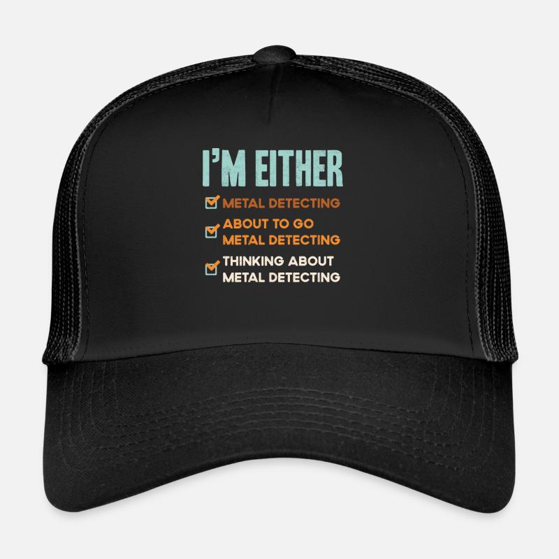 Blumenflüstering, Gärtnerin, Blumen - Trucker Cap - Schwarz/Schwarz