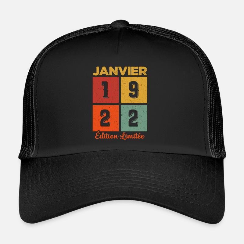 Janvier 1922 Édition limitée Casquette trucker 