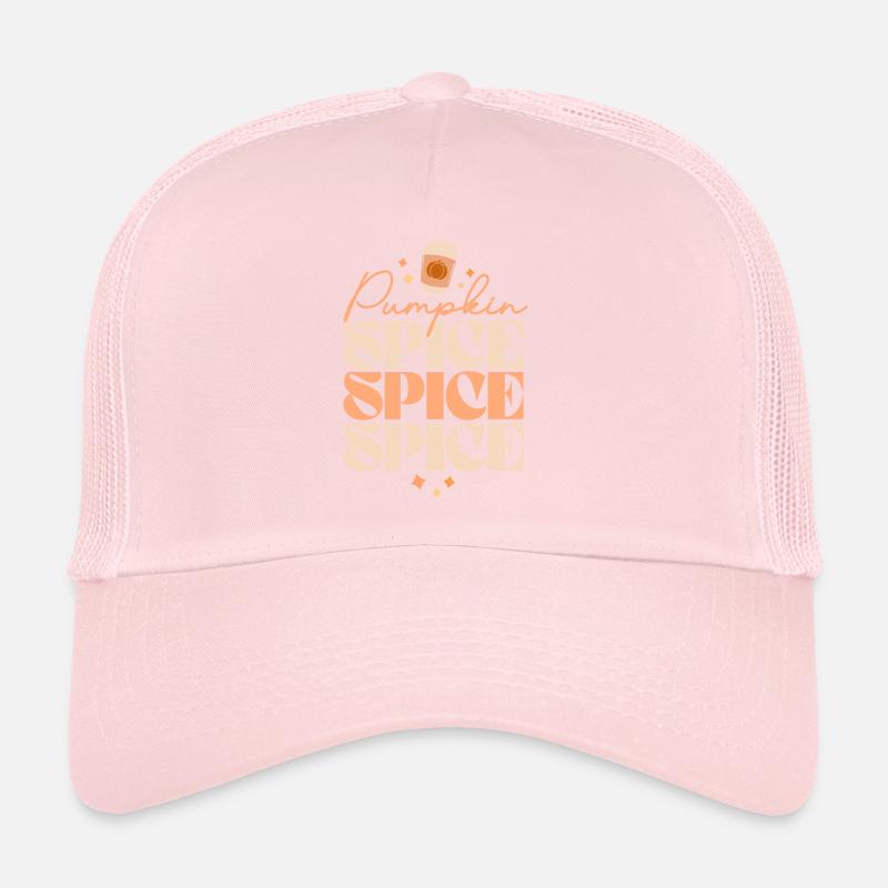 70s Retro Pumpkin Spice Latte PSL Retro Fall Trucker Cap
