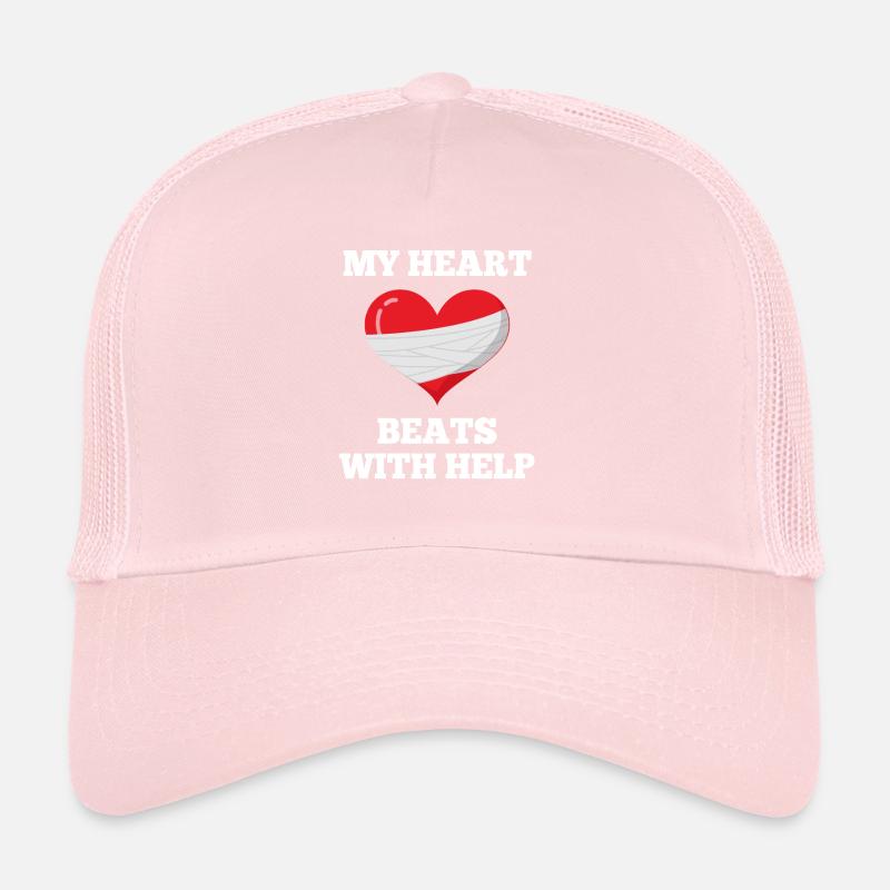 Pacemaker My Heart Beats With Help Trucker Cap
