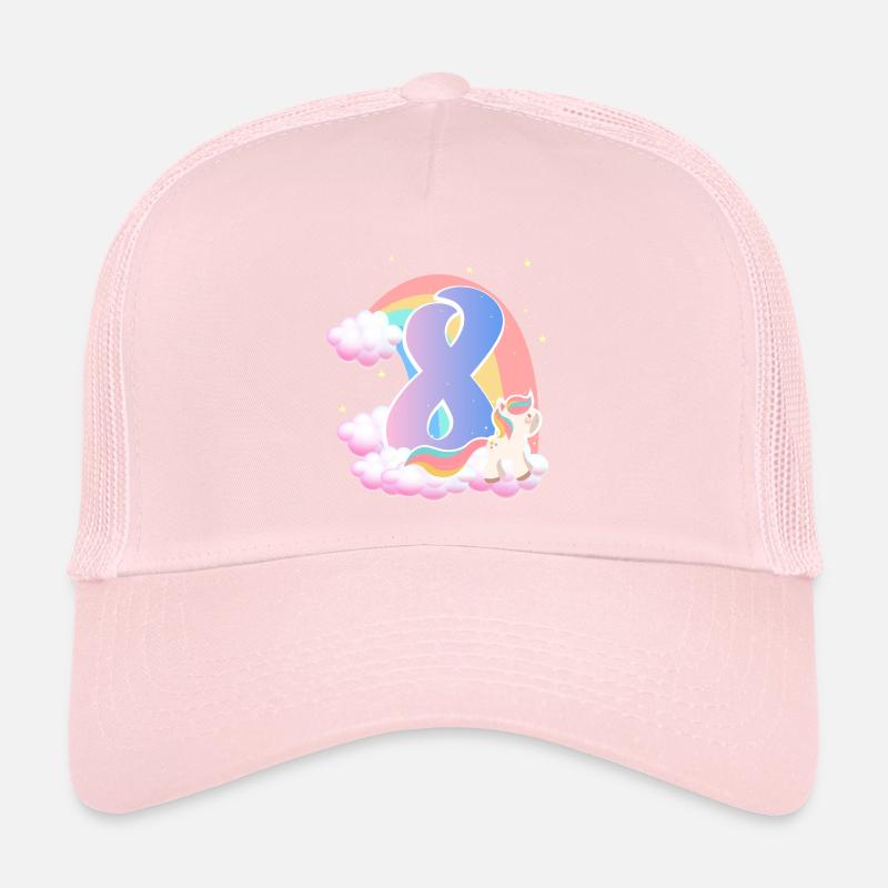 8 Unicorn Rainbow Clouds Little Pony 8. Trucker Cap