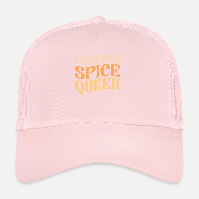 Citrouille Spice Queen PSL Coffee Lover Retro Fall Casquette trucker 