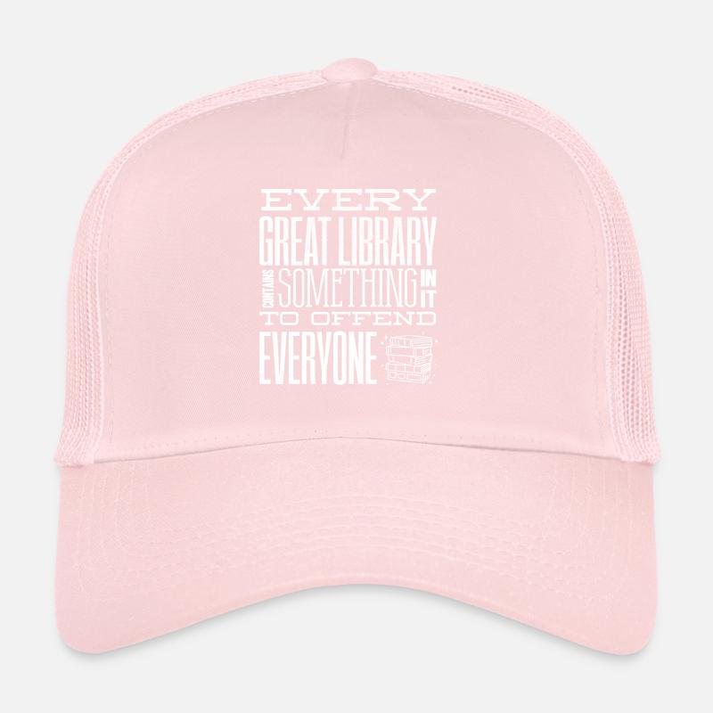 Bibliothécaire, Bibliothèque Casquette trucker 