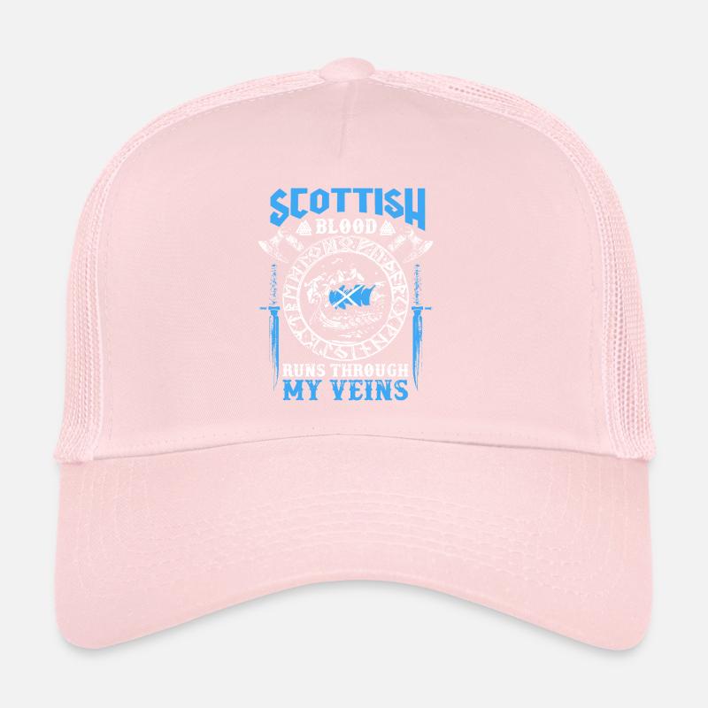 Le sang écossais coule dans mes veines Casquette trucker 