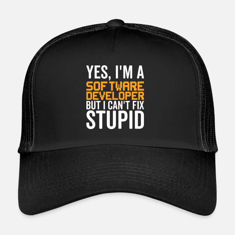 Dumm - Softwareentwickler Trucker Cap