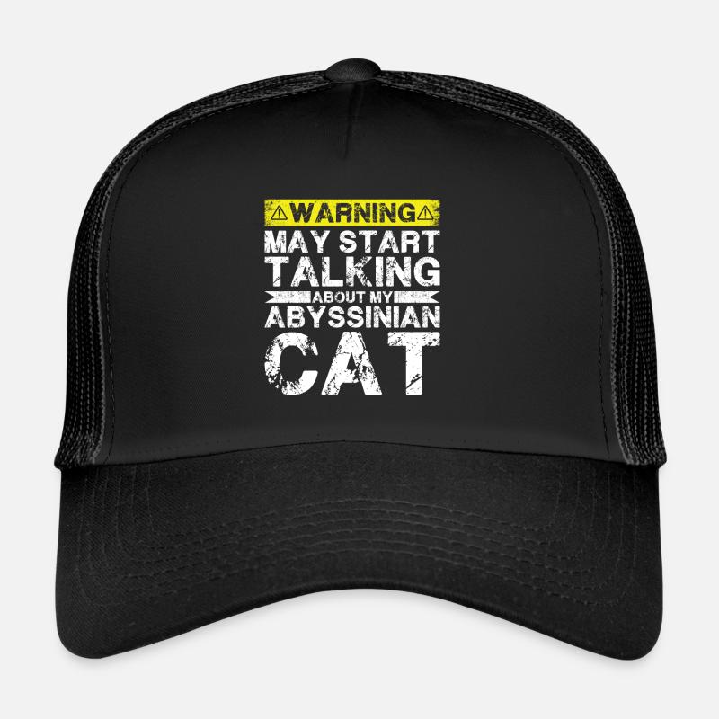 En parlant de chat abyssin Casquette trucker 