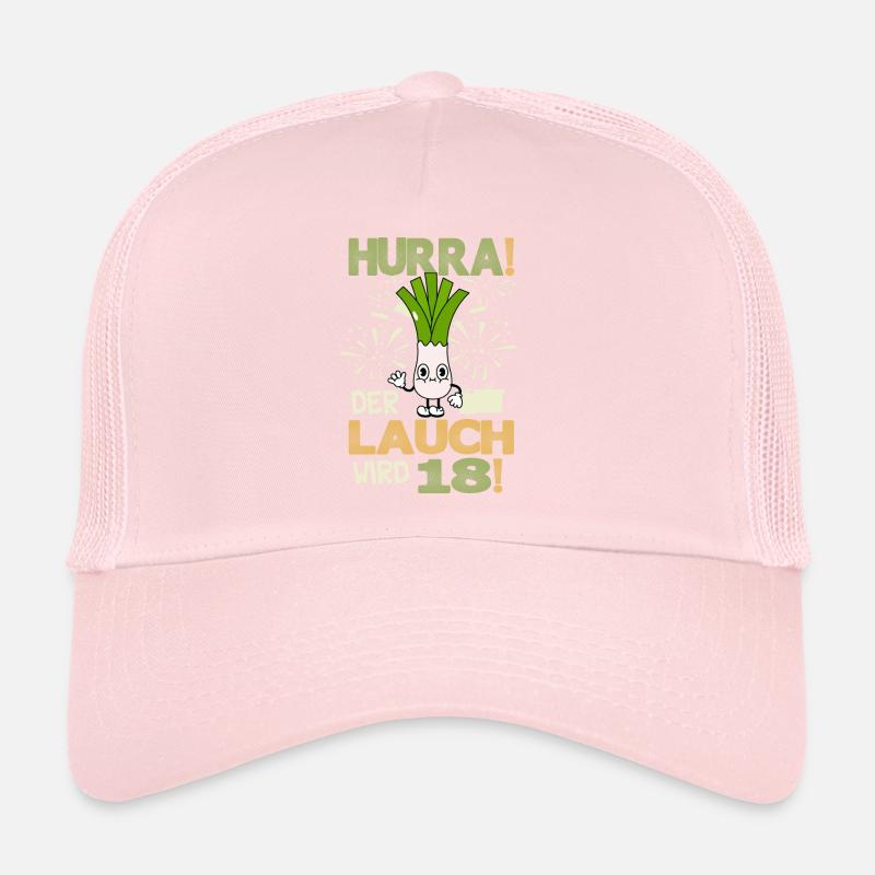 Hurra! Der Lauch Wird 18! Volljährig Endlich Trucker Cap