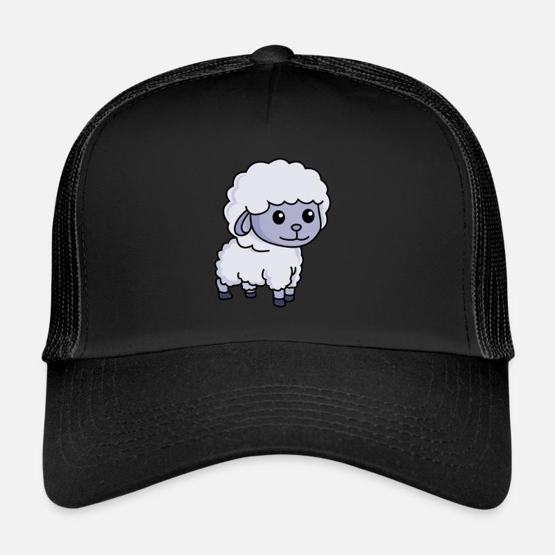 Sheep Comic Animal Trucker Cap